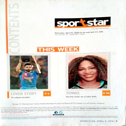 Sportstar (9 April 2016)
