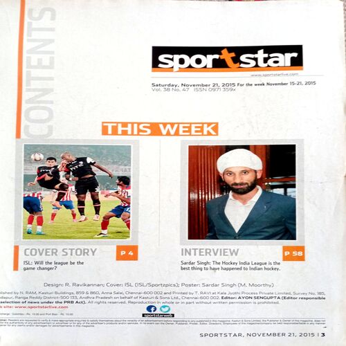 Sportstar (21 Nov 2015)