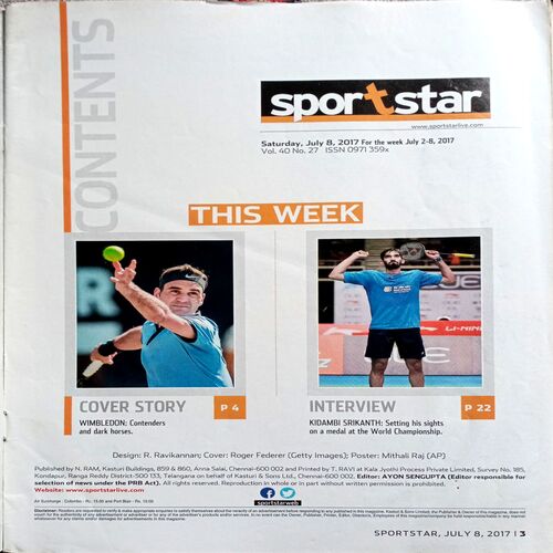 Sportstar (8 July 2017)