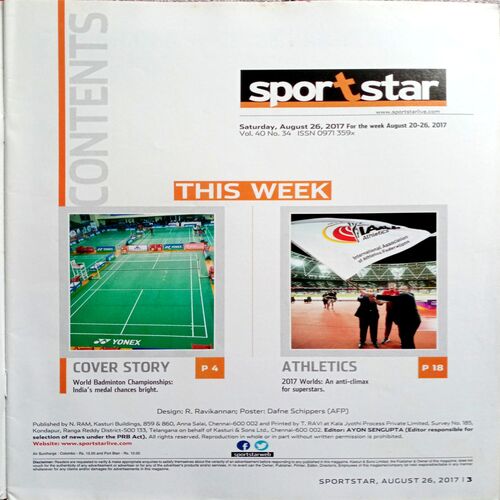 Sportstar (26 Aug 2017)