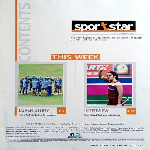 Sportstar (23 Sept 2017)