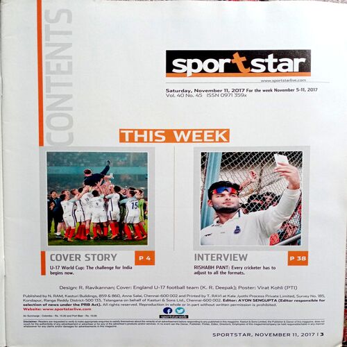 Sportstar (11 Nov 2017)