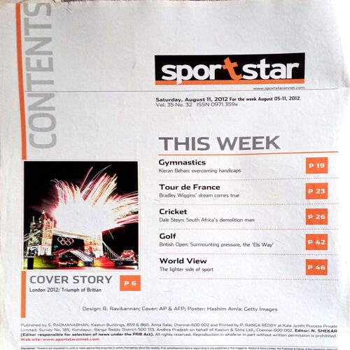 Sportstar (11 Aug 2012)