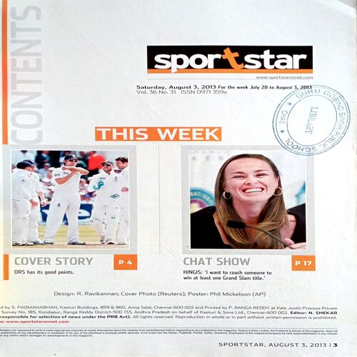 Sportstar (3 Aug 2013)