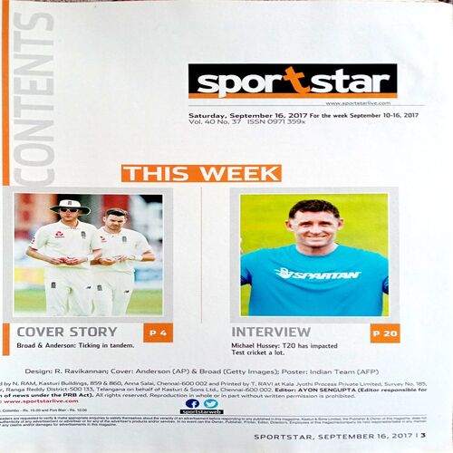 Sportstar (16 Sept  2017)
