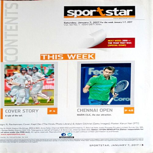 Sportstar (7 Jan 2017)