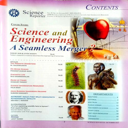 Science  Reporter (March 2015)