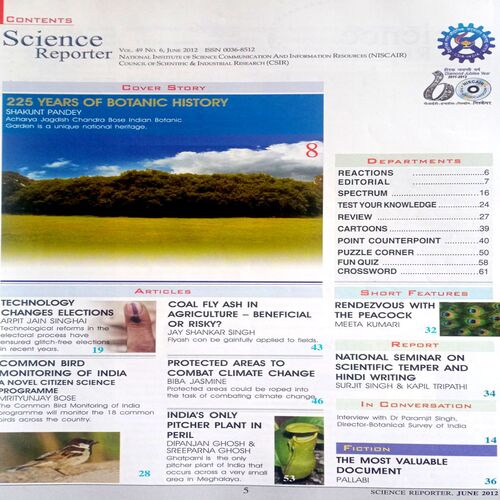 Science  Reporter (June 2012)