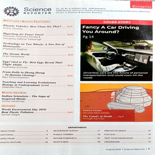 Science Reporter (Aug 2018)
