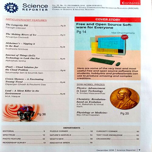 Science Reporter (Dec 2018)