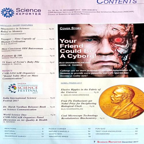 Science Reporter (Dec 2017)