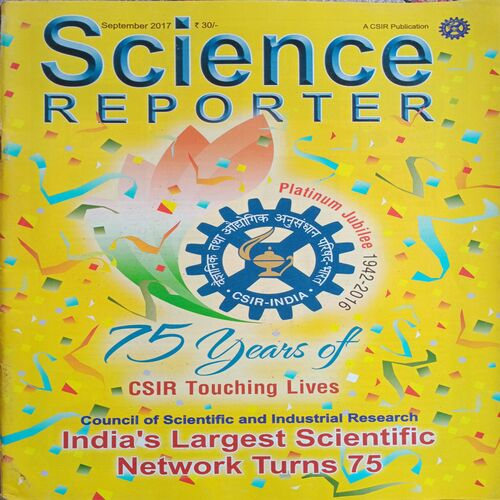 Science Reporter (Sept 2017)