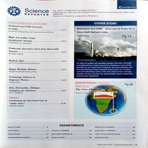 Science Reporter (Feb 2019)