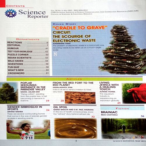 Science Reporter (May 2013)