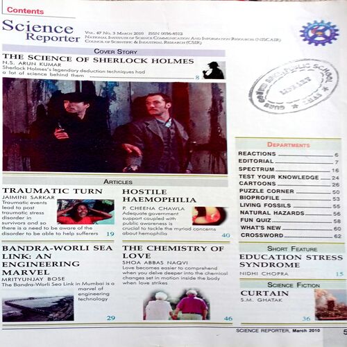 Science Reporter (March 2010)