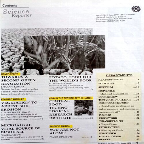 Science  Reporter (Sept 2006)