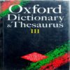 Oxford Dictionary & Thesaurus 3