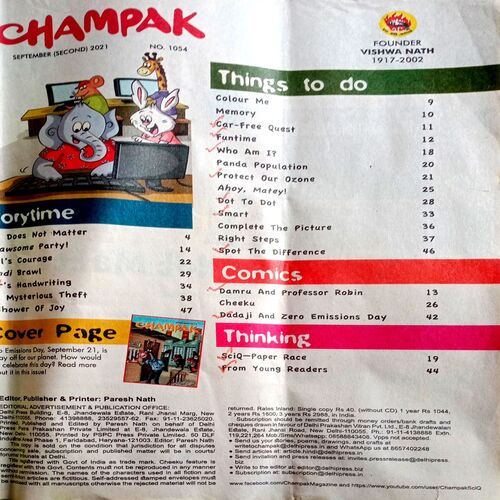 Champak (Sept 2nd 2021)