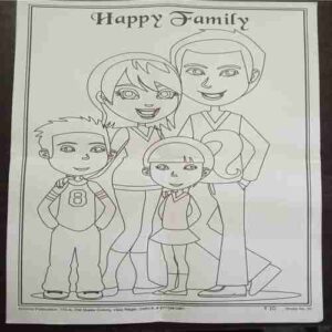 Freebies  Drawing   (Happy family )