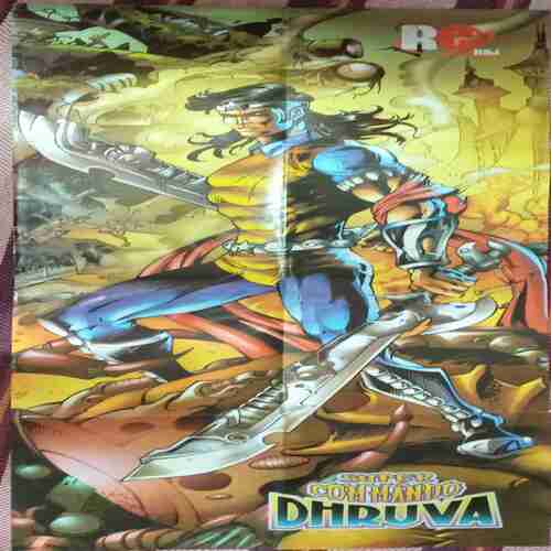 Freebies Poster ( Super Commando Dhruva )