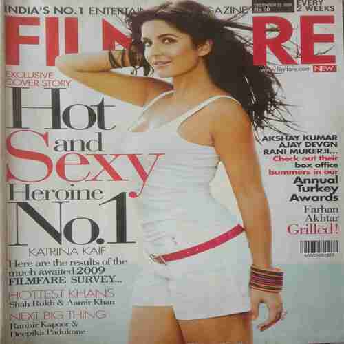 Filmfare (December 23, 2009) (Small Part Of Back Cover Is Stick On Last Page)