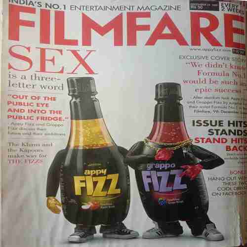 Filmfare (December 23, 2009) (Small Part Of Back Cover Is Stick On Last Page)