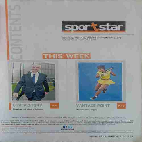 Sport Star ( Saturday, March 12, 2016 )