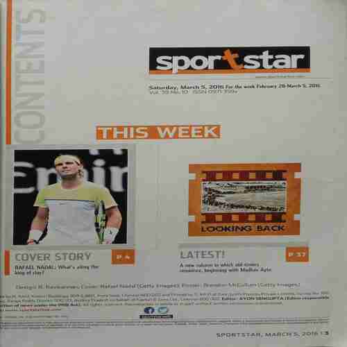 Sport Star ( Saturday, March 5, 2016 )