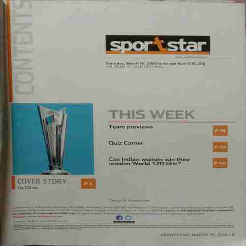 Sport Star ( Saturday, April 23, 2016 )