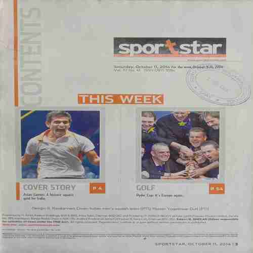 Sport Star ( Saturday, October 11, 2014 )