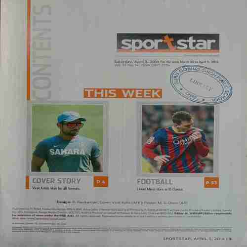 Sport Star ( Saturday, April 5, 2014 )