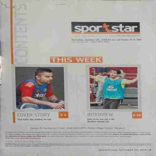 Sport Star ( Saturday, October 25, 2014 )