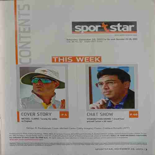 Sport Star ( Saturday, December 28, 2013 )