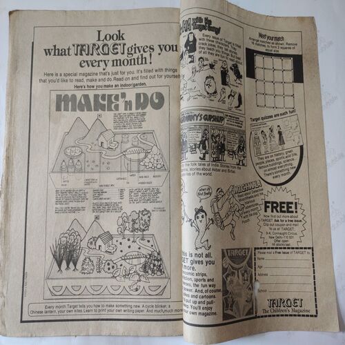 Khatarnaak Taapu .( Front Cover Half Cut ) .