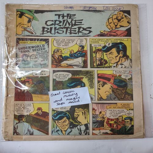The Crime Busters .( Front Cover Missing , Magic Tape Used And Not Impact In Story ) .