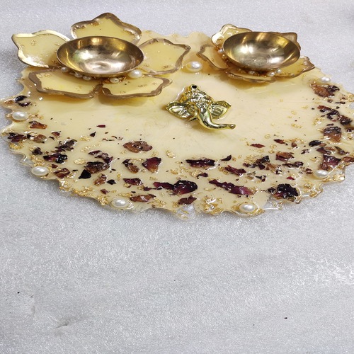 8 inch Puja Thali for Diwali