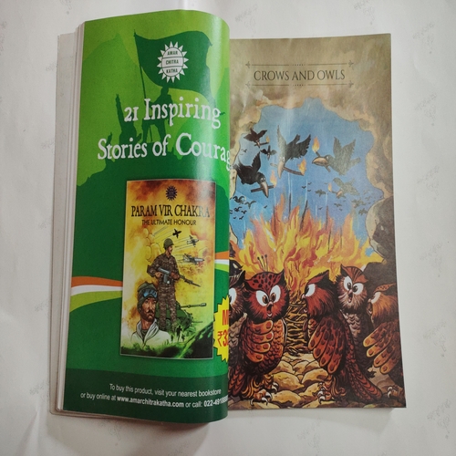 ( 3 in 1 Single Binding ) :- More Tales From The Panchatantra .[ 1.) The Dullard , 2.) Crows And Owls And The Greedy Mother -In-Law ].