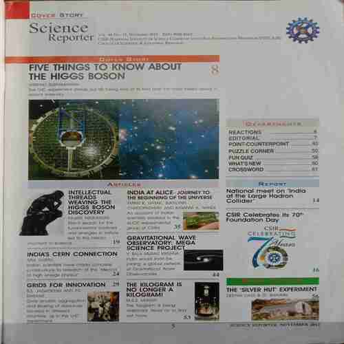 Science Reporter (November 2012)