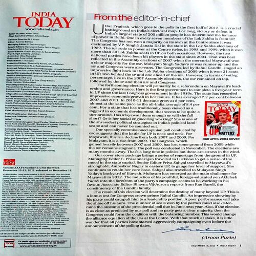 India Today (19 Dec 2011)