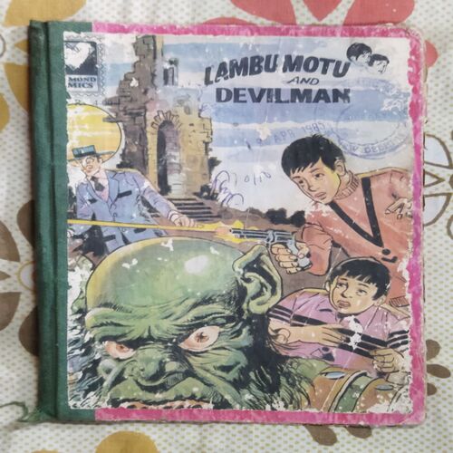 LAMBU MOTU AND DEVILMAN (BACK COVER IS MESSING)