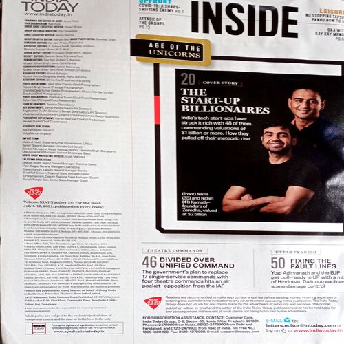 India Today (12 July 2021)