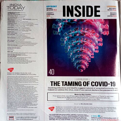 India Today (31 Oct 2022)