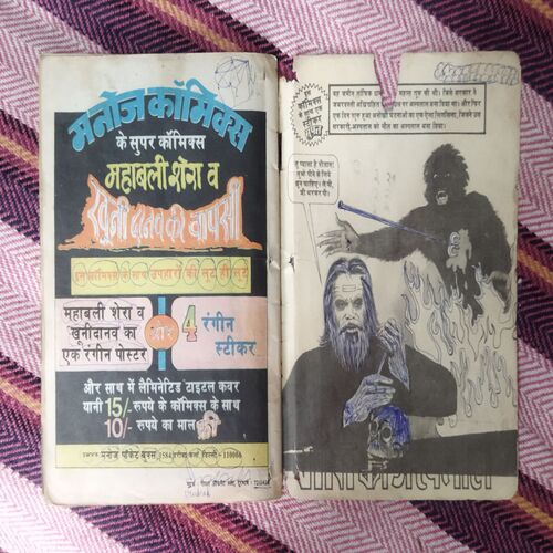 MAAYAAVEE GHODA (BACK COVER UPPER SIDE LITTLE CUT )
