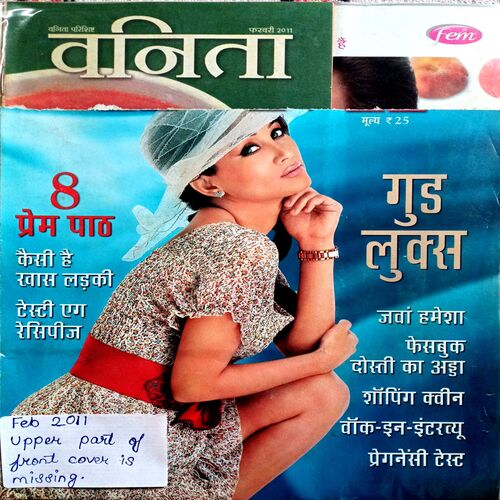 Vanita (Feb 2011) (1 Recipe Book Free Inside)