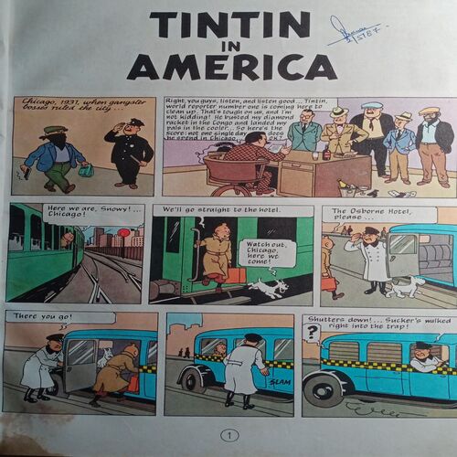 Tintin In America