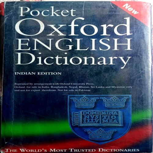Pocket Oxford English Dictionary