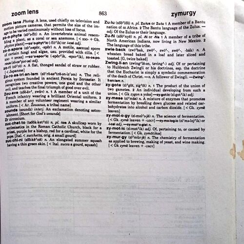Websters's Student Dictioanary