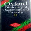 Oxford Dictionary Of Operations & Proverbs 2