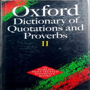 Oxford Dictionary Of Operations & Proverbs 2