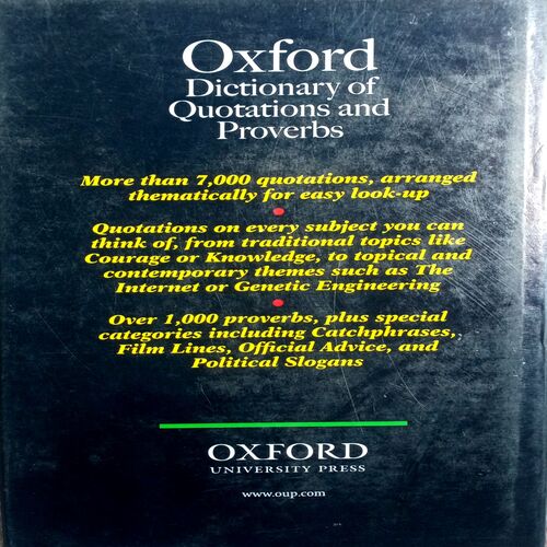 Oxford Dictionary Of Operations & Proverbs 2